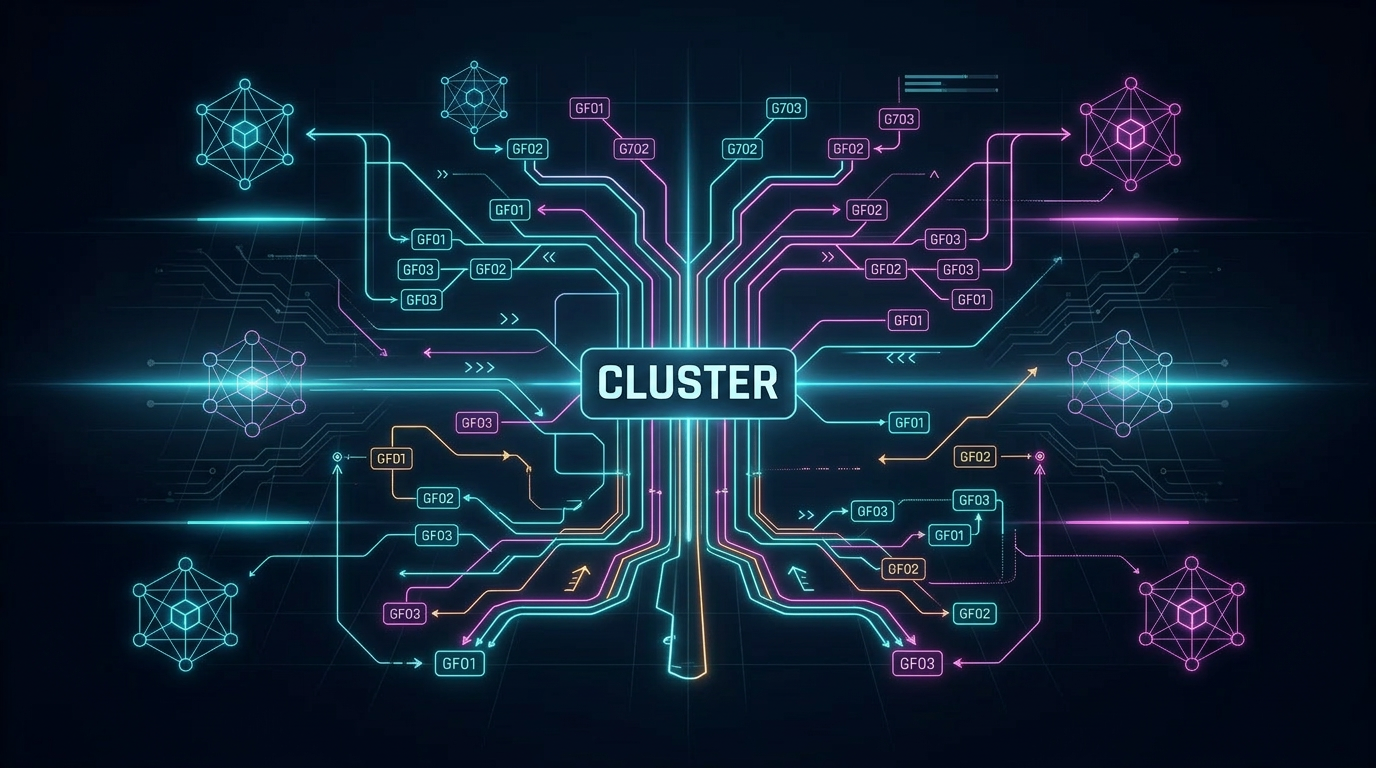 Cluster visual