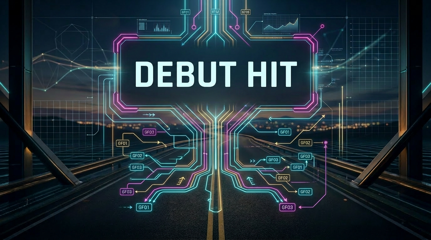 Debut Hit visual